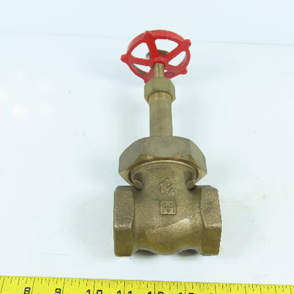 Milwaukee Fig . 1184 1-1/4" Bronze Knife Gate Valve 30 SWP 1000 WOG