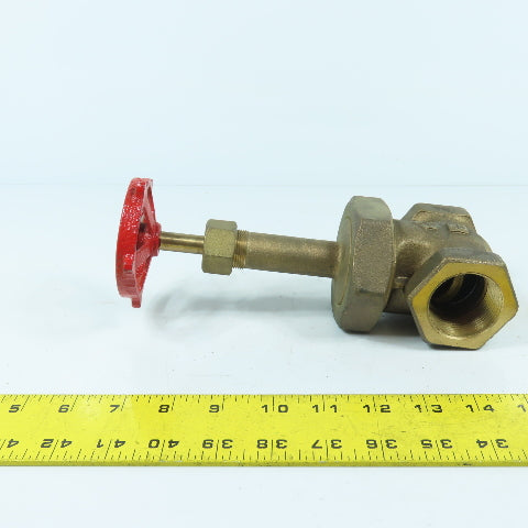Milwaukee Fig . 1184 1-1/4" Bronze Knife Gate Valve 30 SWP 1000 WOG