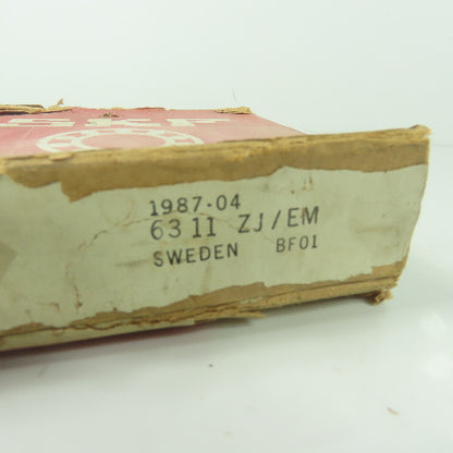 SKF 6311 ZJ/EM Deep Groove Ball Bearing 120mm OD 55mm ID Bore