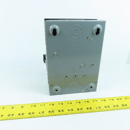 Square D D221N 30A 240VAC 2 Pole Non-Fusible Safety Disconnect Switch NEW