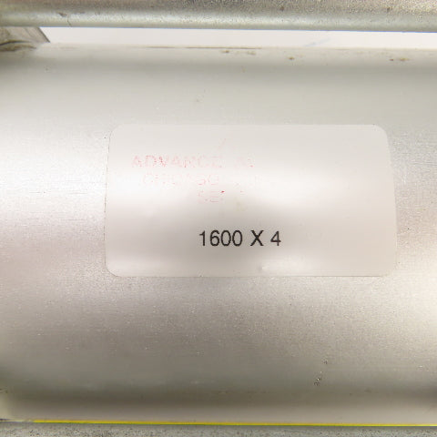 Advance Automation Double Acting Air Cylinder 4" Stroke 4" Bore 1" Rod 1/2" NPT