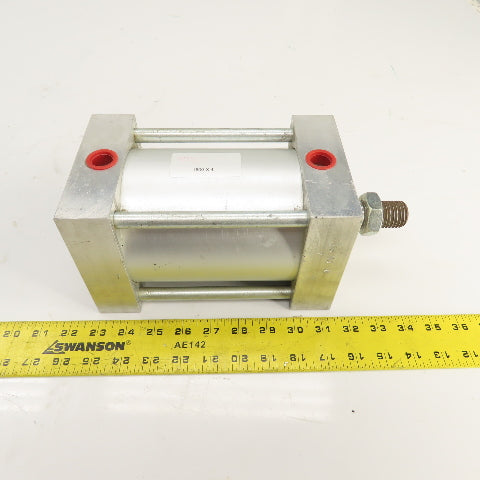 Advance Automation Double Acting Air Cylinder 4" Stroke 4" Bore 1" Rod 1/2" NPT