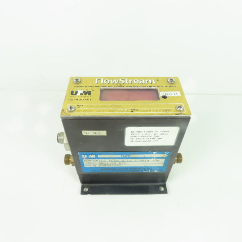 Flow Stream GM-1-DC-R11 Universal Flow Monitors 100 SCFH 14.7 PSIA 70F