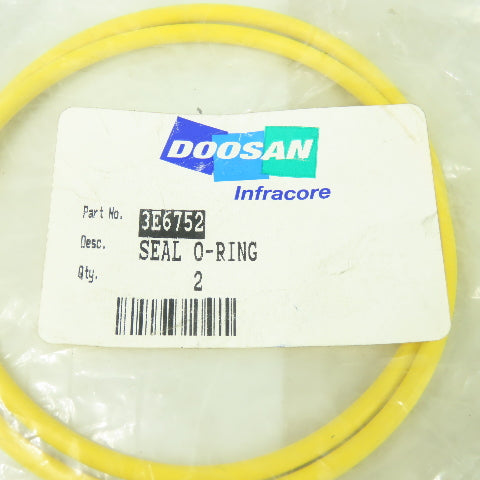 Doosan 3E6752 Infracore O-Ring Seal lot Of 4
