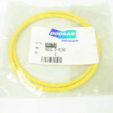 Doosan 3E6752 Infracore O-Ring Seal lot Of 4