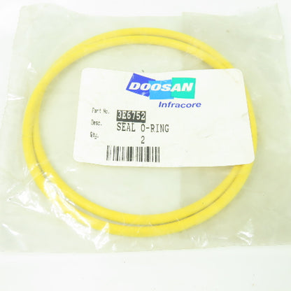 Doosan 3E6752 Infracore O-Ring Seal lot Of 4