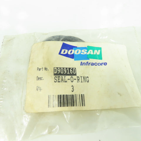 Doosan D909160 Infracore Seal-O-Ring Lot Of 3