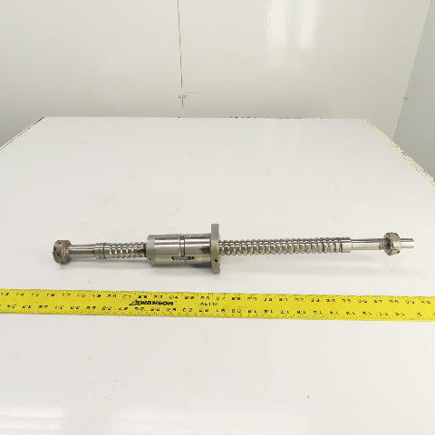 Mazak Dual Turn 2 Single Start Ball Screw & Nut 25" OAL 12mm Pitch 28mm OD