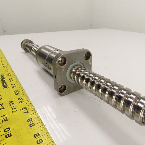Mazak Dual Turn 2 Single Start Ball Screw & Nut 25" OAL 12mm Pitch 28mm OD
