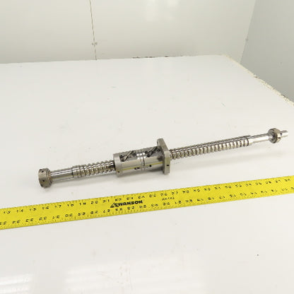 Mazak Dual Turn 2 Single Start Ball Screw & Nut 25" OAL 12mm Pitch 28mm OD