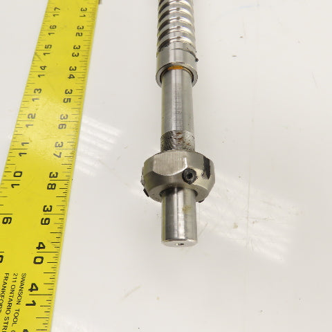 Mazak Dual Turn 2 Single Start Ball Screw & Nut 25" OAL 12mm Pitch 28mm OD