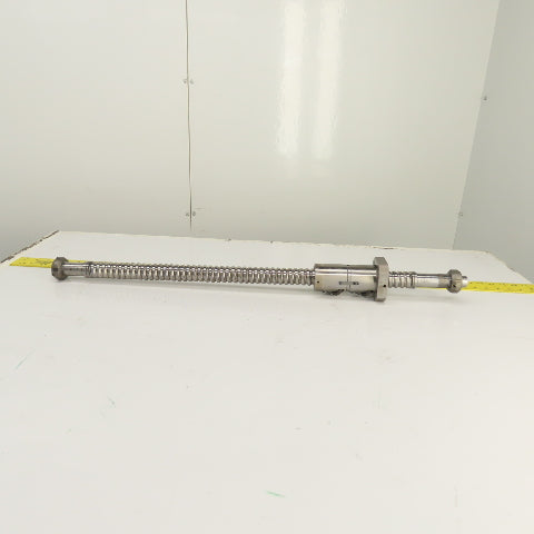 Mazak Dual Turn 2 Single Start Ball Screw & Nut 34.25" OAL 13mm Pitch 36mm OD
