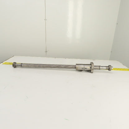 Mazak Dual Turn 2 Single Start Ball Screw & Nut 34.25" OAL 13mm Pitch 36mm OD