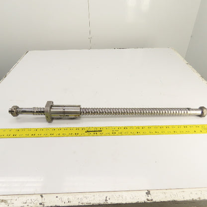 Mazak Dual Turn 2 Single Start Ball Screw & Nut 34.25" OAL 13mm Pitch 36mm OD