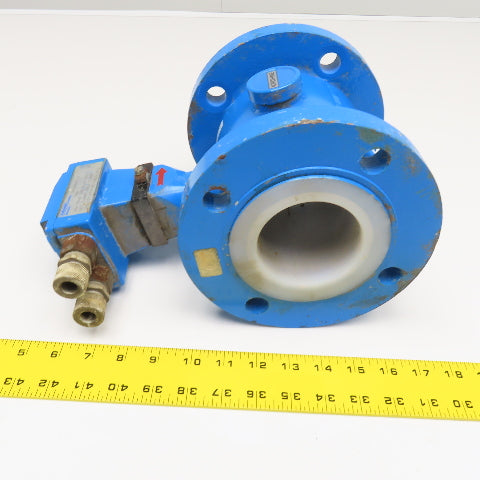 Krohne IFS4000F/6 PFA-HC 3" Flange Mount Lined Electromagnetic Flowmeter