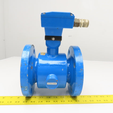 Krohne IFS4000F/6 PFA-HC 3" Flange Mount Lined Electromagnetic Flowmeter