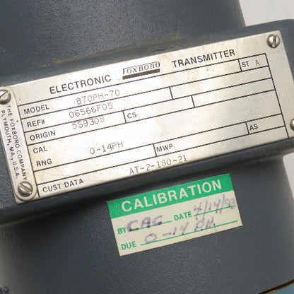 Foxboro 870PH-70 Electronic Transmitter