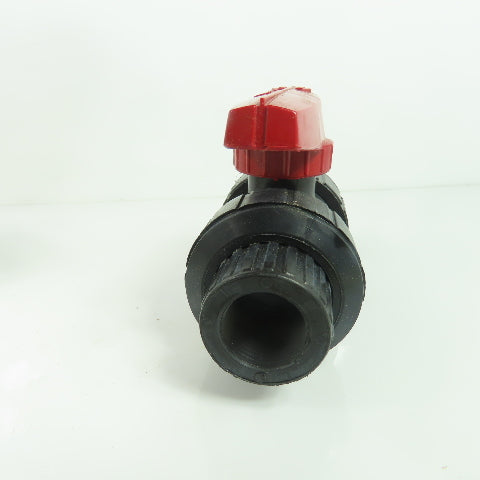Nibco Chemtrol T61TU V 3/4" Threaded Ball Valve PP FKM NEW