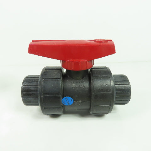 Nibco Chemtrol T61TU V 3/4" Threaded Ball Valve PP FKM NEW