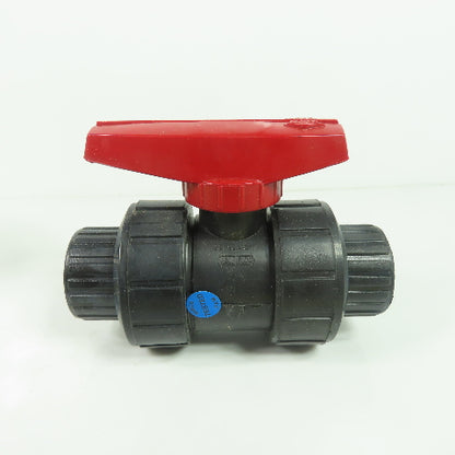 Nibco Chemtrol T61TU V 3/4" Threaded Ball Valve PP FKM NEW