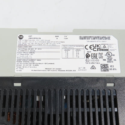 Allen Bradley 25B-D2P3N104 Ser A PowerFlex 525 0.75kW 1HP AC Drive 480V 3PH
