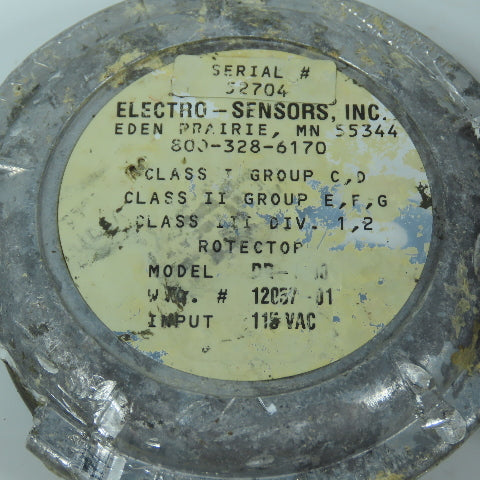 Electro Sensors 535-050101 Control Board W/Killark SPJ25140-A Hazardous Loc Encl