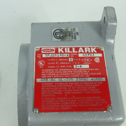 Electro Sensors 535-050101 Control Board W/Killark SPJ25140-A Hazardous Loc Encl
