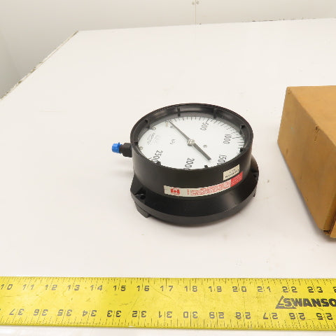 Ashcroft Duragauge EKB3BHA 60-1379BS-2L 0-2500 kPa 6" Pressure Gauge 1/4" NPT