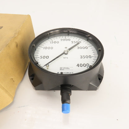 Ashcroft Duragauge EKB3BFA 60-1379BS-2L 0-4000 kPa 6" Pressure Gauge 1/4" NPT