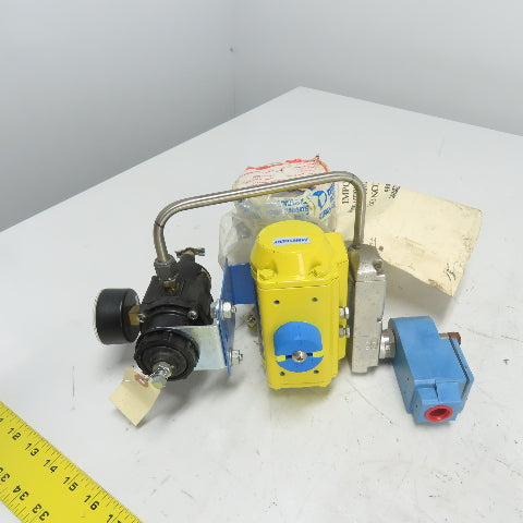 Jamesbury VRVL 100 SR4/5 B LT C-EZ001 Actuator W/ 1" Valve 7150O313600XTZ2