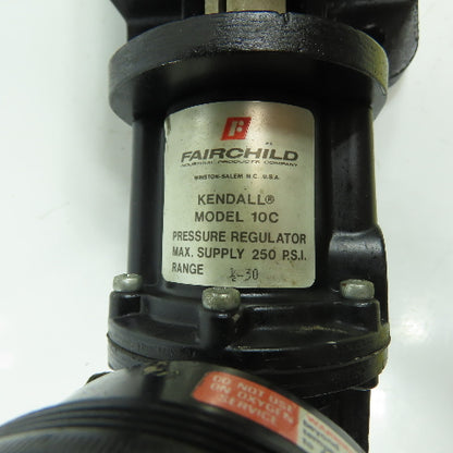 Fairchild 1210B-10133C Motor Set Precision Regulator 250PSI Max Kendall 10C