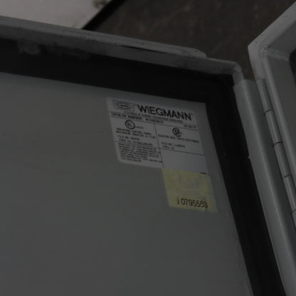 Wiegmann 48" x 36" x 10" Wall Mount Electrical Enclosure W/ Backplate