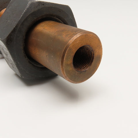 853374 1-1/2" Diam. Copper Water Cooled Vacuum Power Feedthrough 16-1/2" OAL