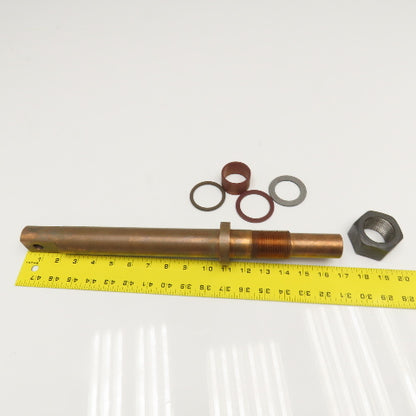 853374 1-1/2" Diam. Copper Water Cooled Vacuum Power Feedthrough 16-1/2" OAL