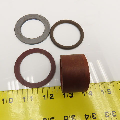853374 1-1/2" Diam. Copper Water Cooled Vacuum Power Feedthrough 16-1/2" OAL