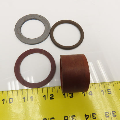 853374 1-1/2" Diam. Copper Water Cooled Vacuum Power Feedthrough 16-1/2" OAL
