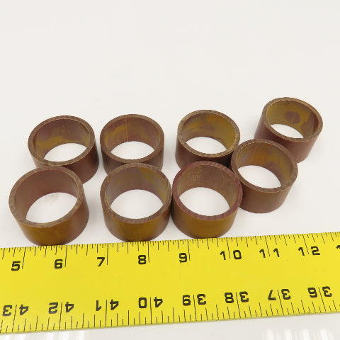 565267 Garolite Or G10 Style Material Heat Sleeve 1-1/2" x 1-3/4" x 1" Lot Of 8