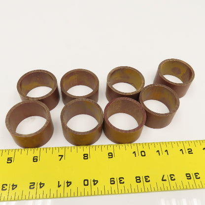 565267 Garolite Or G10 Style Material Heat Sleeve 1-1/2" x 1-3/4" x 1" Lot Of 8