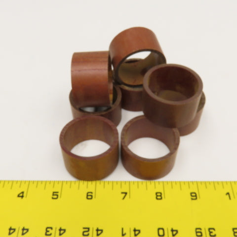 565267 Garolite Or G10 Style Material Heat Sleeve 1-1/2" x 1-3/4" x 1" Lot Of 8