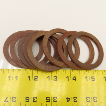 Garolite Or G10 Style Material Spacer Washer 1-3/4" x 2-1/4" x 1/8" Lot Of 8