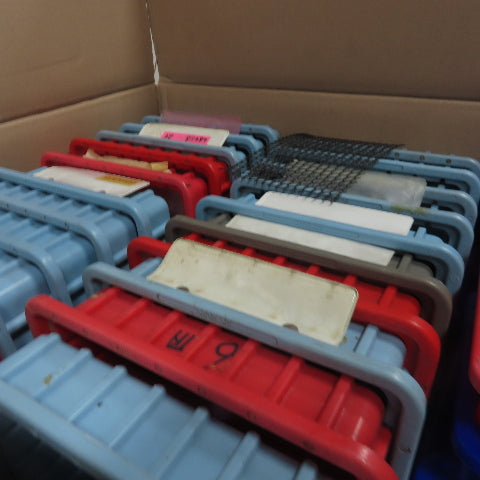 LewiSystems Small Parts Stackable Storage Bins Trays Misc. Lot Of Assorted Sizes