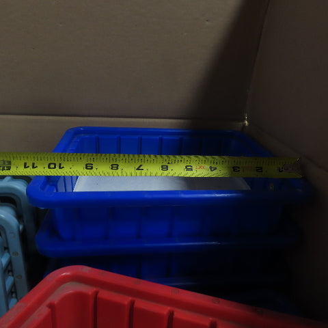 LewiSystems Small Parts Stackable Storage Bins Trays Misc. Lot Of Assorted Sizes