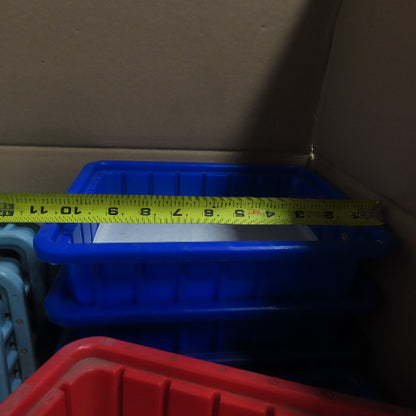 LewiSystems Small Parts Stackable Storage Bins Trays Misc. Lot Of Assorted Sizes