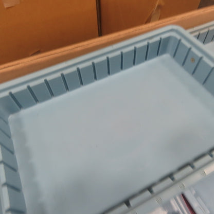 LewiSystems Small Parts Stackable Storage Bins Trays Misc. Lot Of Assorted Sizes