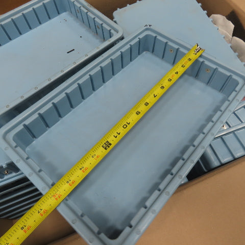 LewiSystems Small Parts Stackable Storage Bins Trays Skid Lot 16-3/8" x 11" x 2"