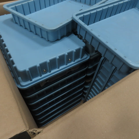 LewiSystems Small Parts Stackable Storage Bins Trays Skid Lot 16-3/8" x 11" x 2"