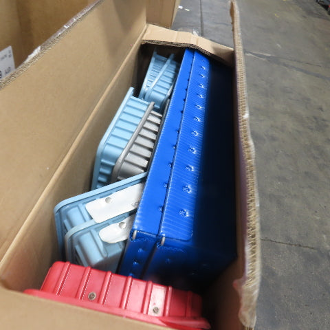 LewiSystems Small Parts Stackable Storage Bins Trays Misc. Lot Of Assorted Sizes