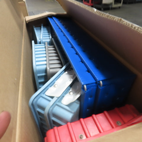 LewiSystems Small Parts Stackable Storage Bins Trays Misc. Lot Of Assorted Sizes