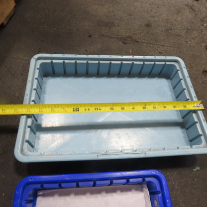 LewiSystems Small Parts Stackable Storage Bins Trays Misc. Lot Of Assorted Sizes