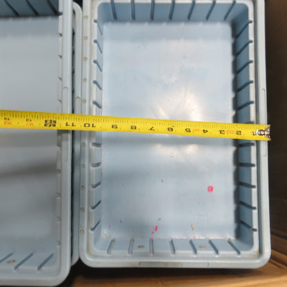 LewiSystems Small Parts Stackable Storage Bins Trays Misc. Lot Of Assorted Sizes